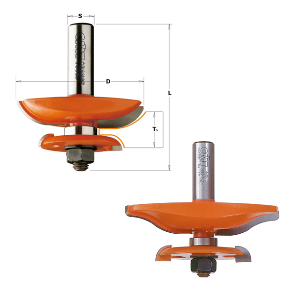 CMT Raised Panel Router Bit, With Back Cutter – Pro Cabinet Supply