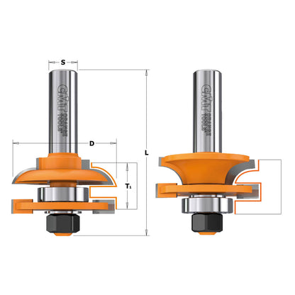 CMT Rail & Stile Router Bit Set, 8/991.50