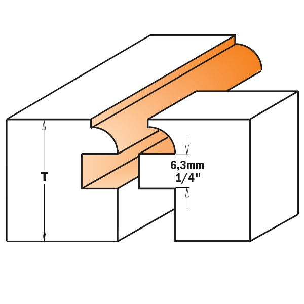 CMT Rail & Stile Router Bit Set