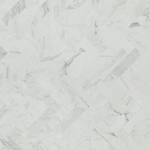 Formica White Marble Herringbone 9310 Laminate Sheet