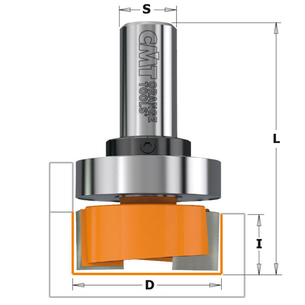 CMT Mortising Router Bit, With Bearing