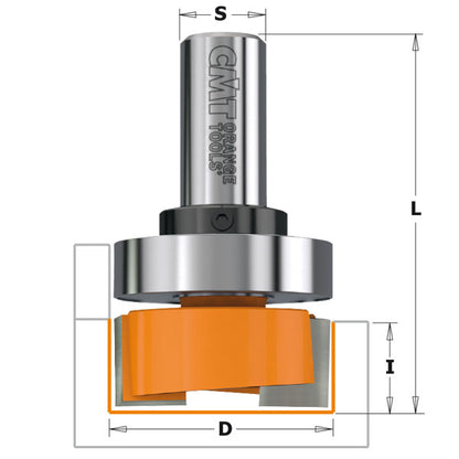 CMT Mortising Router Bit, With Bearing
