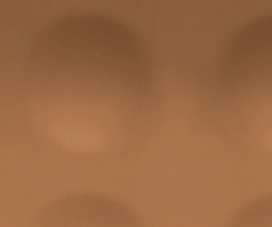 Polished Bronze Aluminum Embossed Dome 943 Metal Sheet, Large Format Designs - Chemetal