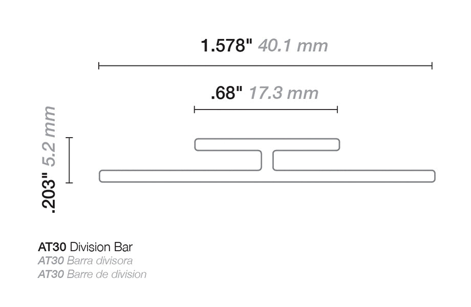 Formica HardStop™ Edge Trim to Use with HardStop™ Impact Resistant Panels, 10 Foot Length
