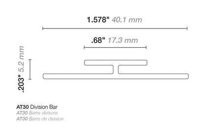 Formica HardStop™ Edge Trim to Use with HardStop™ Impact Resistant Panels, 10 Foot Length