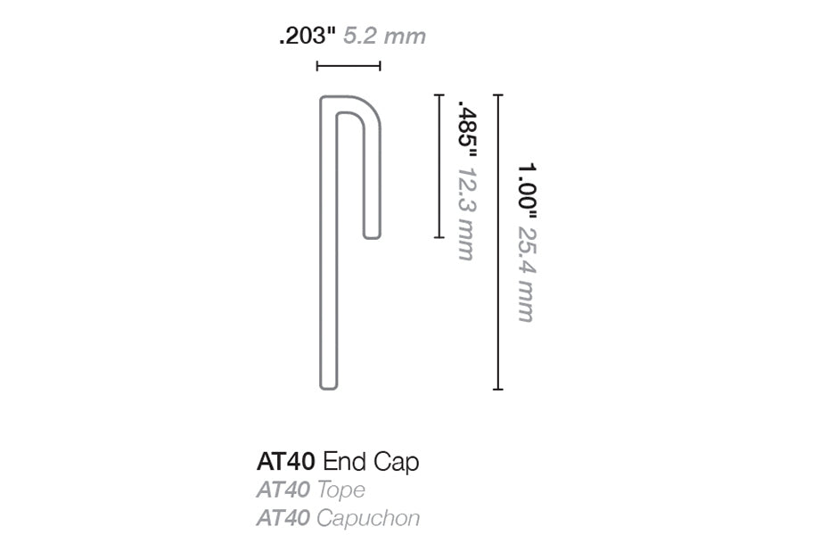 Formica HardStop™ Edge Trim to Use with HardStop™ Impact Resistant Panels, 10 Foot Length