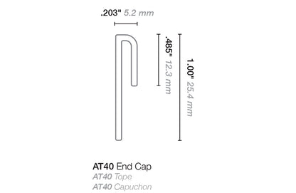 Formica HardStop™ Edge Trim to Use with HardStop™ Impact Resistant Panels, 10 Foot Length