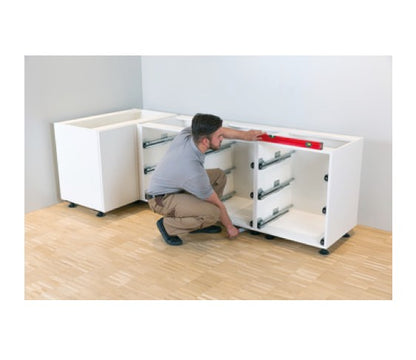 Hafele AXILO™ 78 Plinth System Adjustment Feet Set (Leg & Plate)