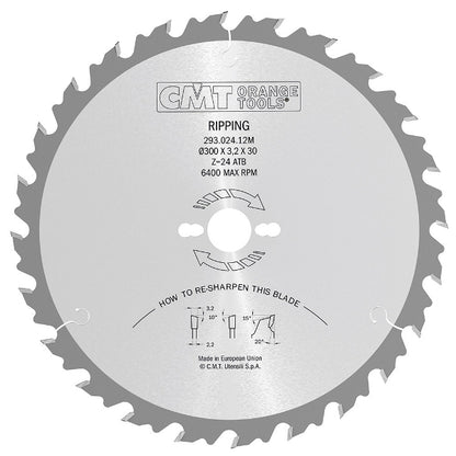 CMT Rip Circular Saw Blade