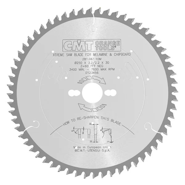 CMT Xtreme Laminated and Chipboard Circular Saw Blade