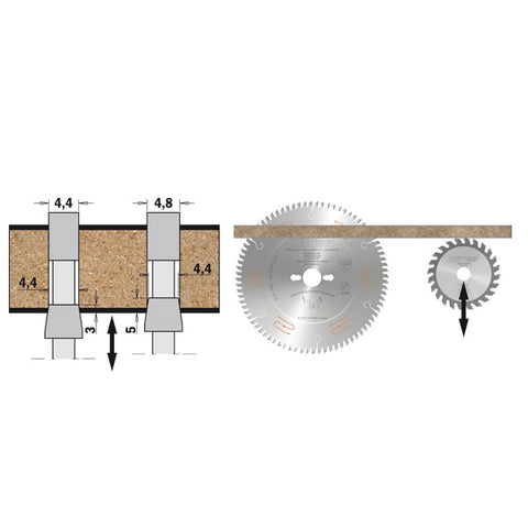 CMT Conical Scoring Saw Blade