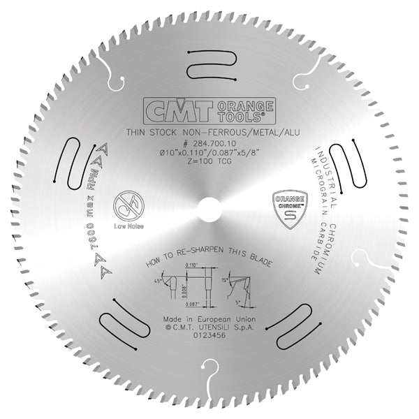 CMT Thin Stock Non-Ferrous Metal Saw Blade, PVC Blades
