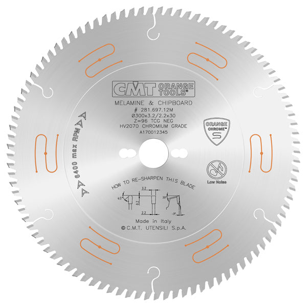 CMT Xtreme Laminated and Chipboard Circular Saw Blade 281.chrome