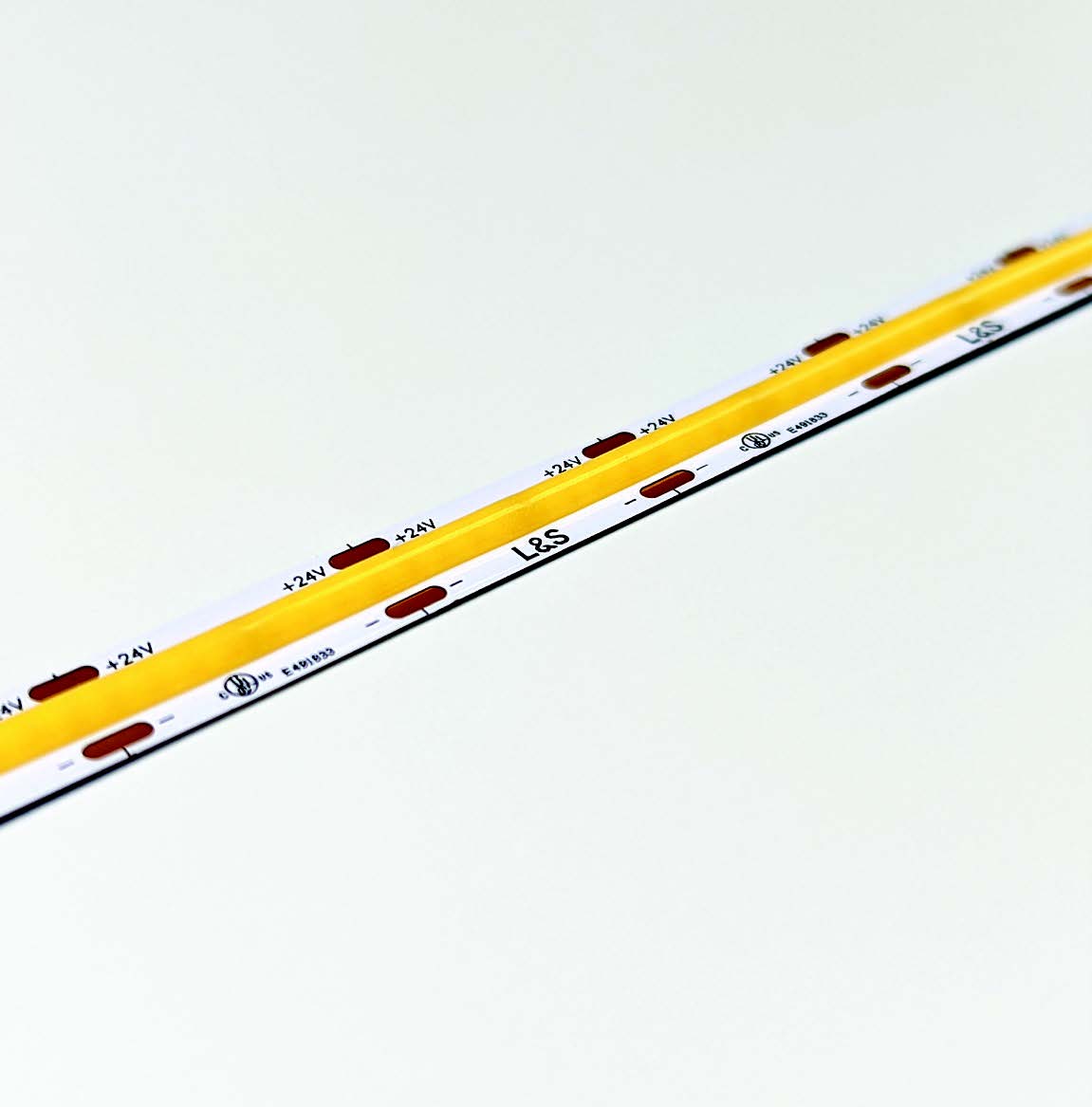 L&S Lighting 8mm 24V Reel COB (Chip-On-Board) LED Strip Light