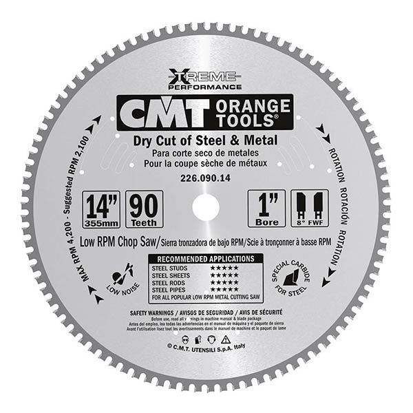 CMT Dry Cutter Circular Saw Blade