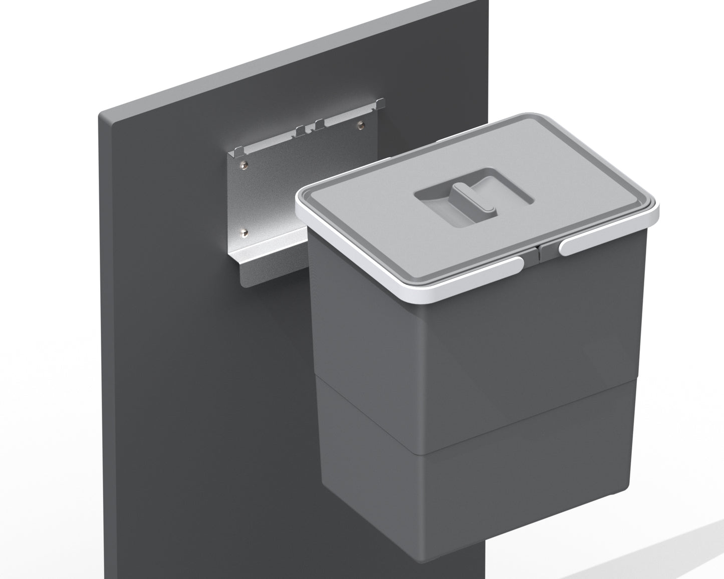 Elletipi Easy Waste Bin for Side Mount in Cabinet