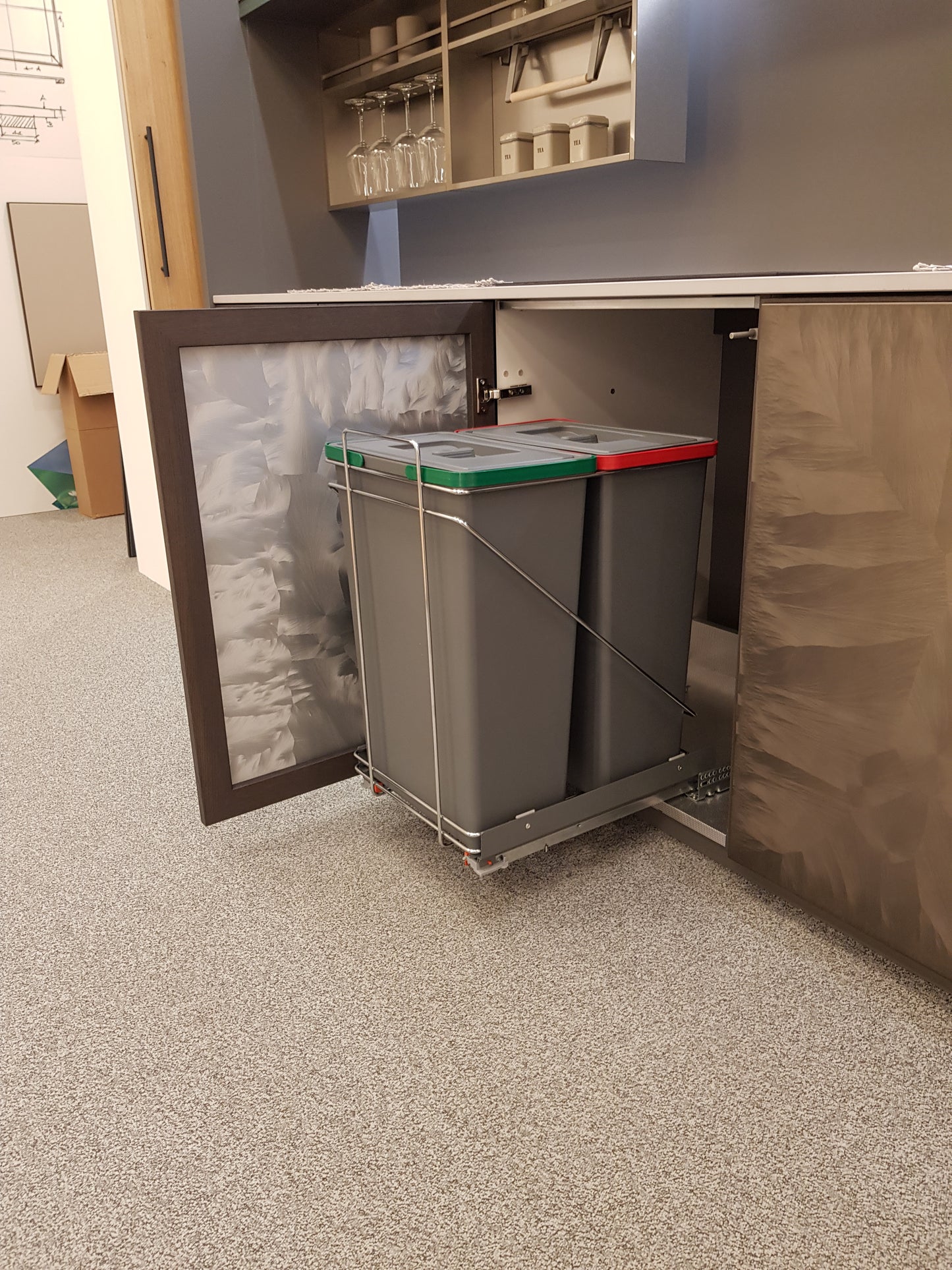 Elletipi Ecofil Wire Frame Waste Bin Pullout