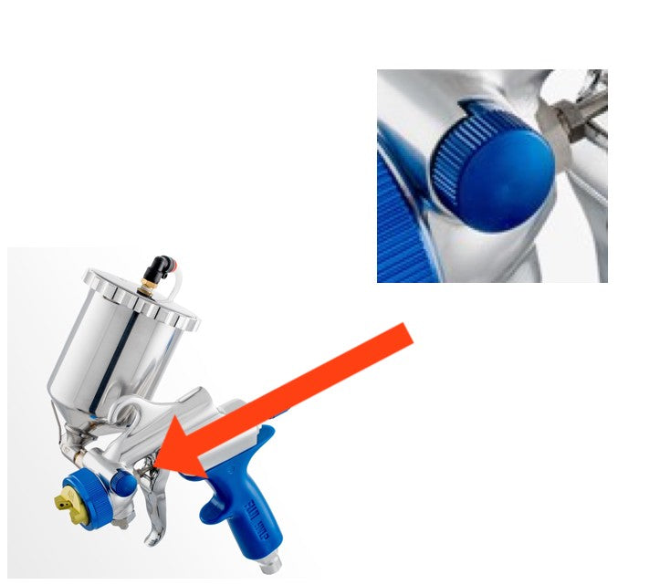 Fuji Spray Blue Pattern Control KNOB ONLY for G-XPC Spray Guns