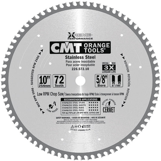 CMT Circular Saw Blade, For Stainless Steel