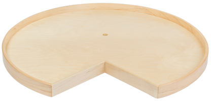 Pie Cut Wood Base Lazy Susan Shelf 2 Pack (Hardware Included), Magnum Series - Century Components