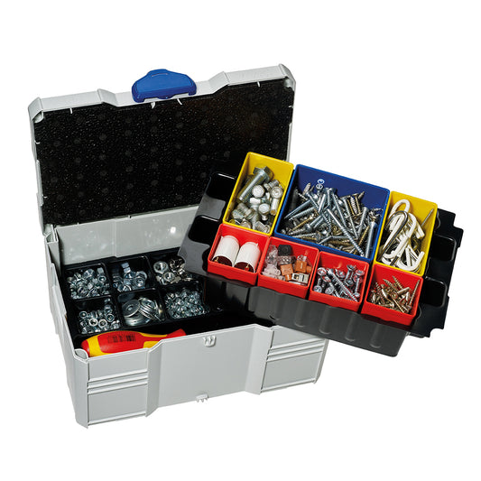 Tanos MINI Systainer III T-Loc for Small Parts with Box Insert (3 compartments)