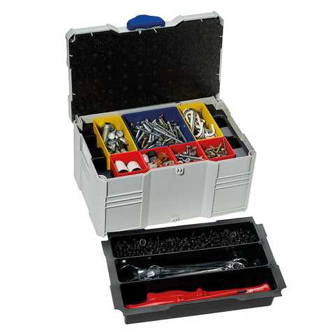 Tanos MINI Systainer III T-Loc for Small Parts with Box Insert (3 compartments)