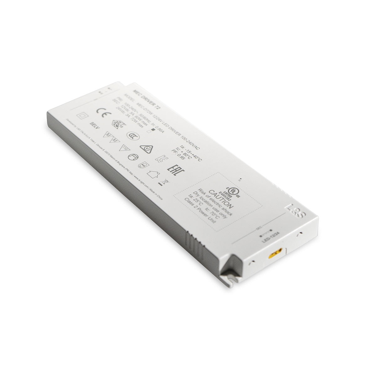 L&S Lighting 12V/24V MEC LED Driver for Modules – Pro Cabinet Supply