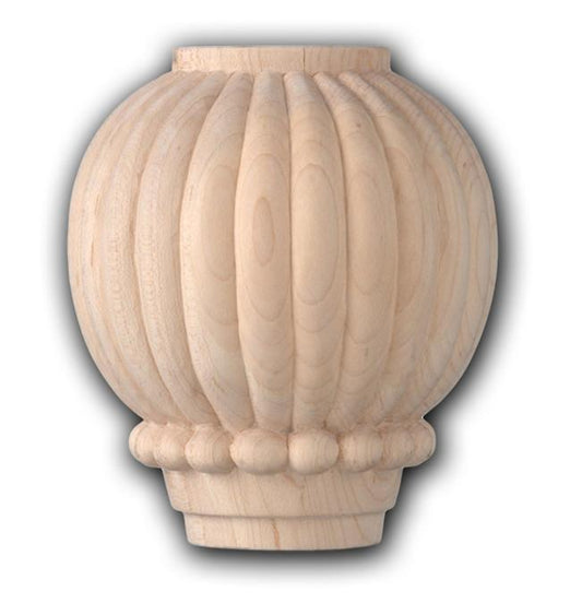 Castlewood SY-BF-184 Reeded Bun Foot