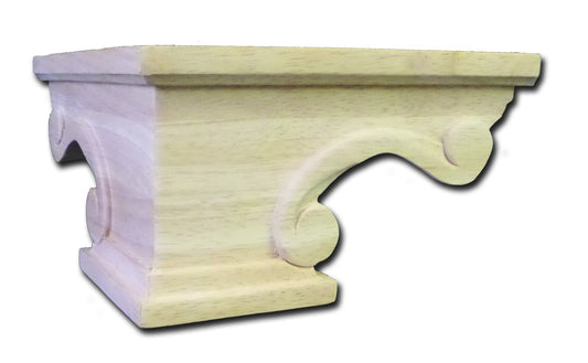 Castlewood SY-PF-151 Scroll Pedestal Foot Corner