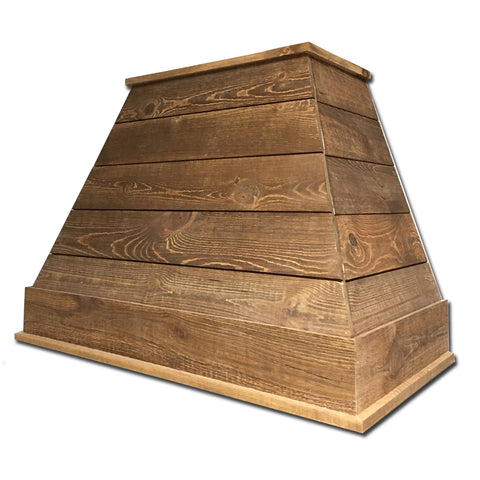 Castlewood SY-WCSLRH Rustic Shiplap Chimney Range Hood without Extension
