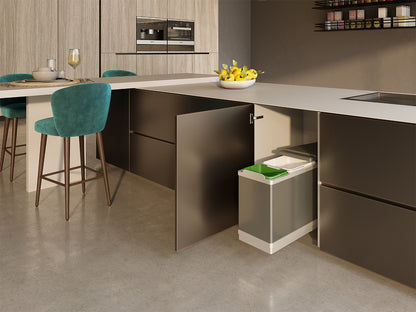 Elletipi Tower Waste Bin Pullout Kit with Thermoplastic Slider