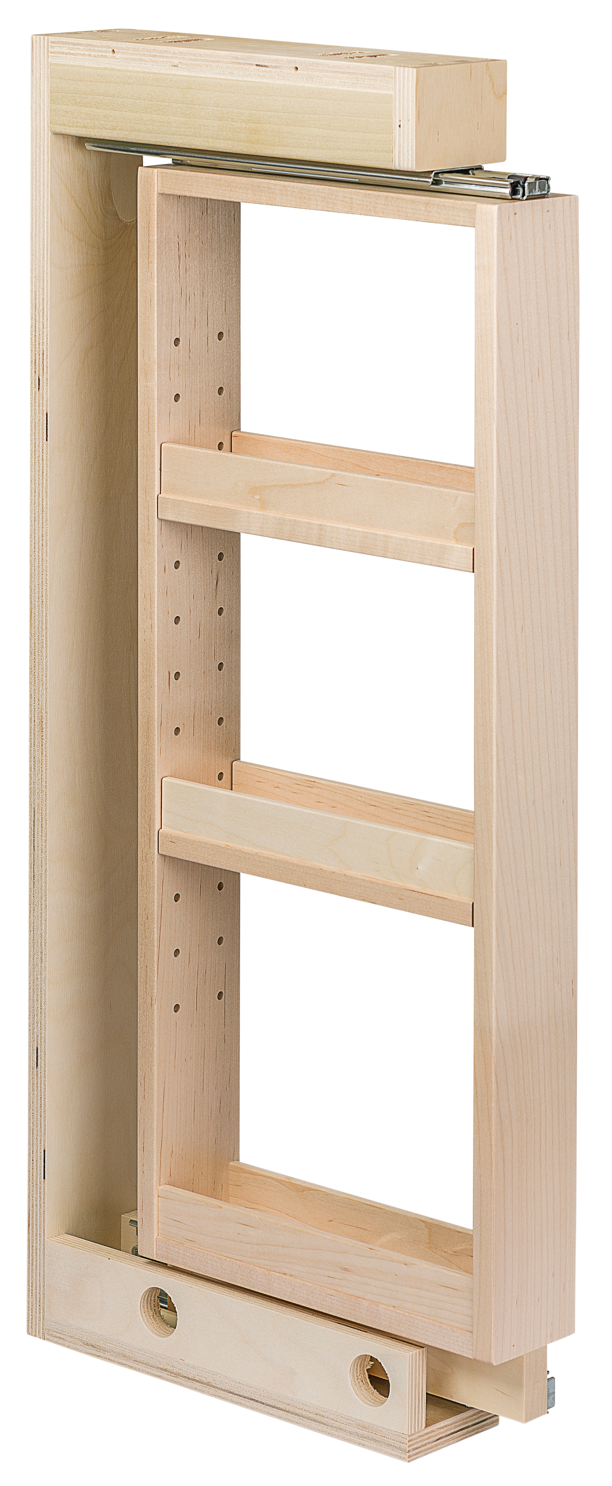 Wall Cabinet Solid Maple Filler Organizer, Cabinet Organizers - Century Components