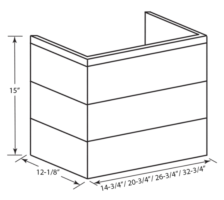 Castlewood 15" High Trimmable Rustic Shiplap Chimney Extension
