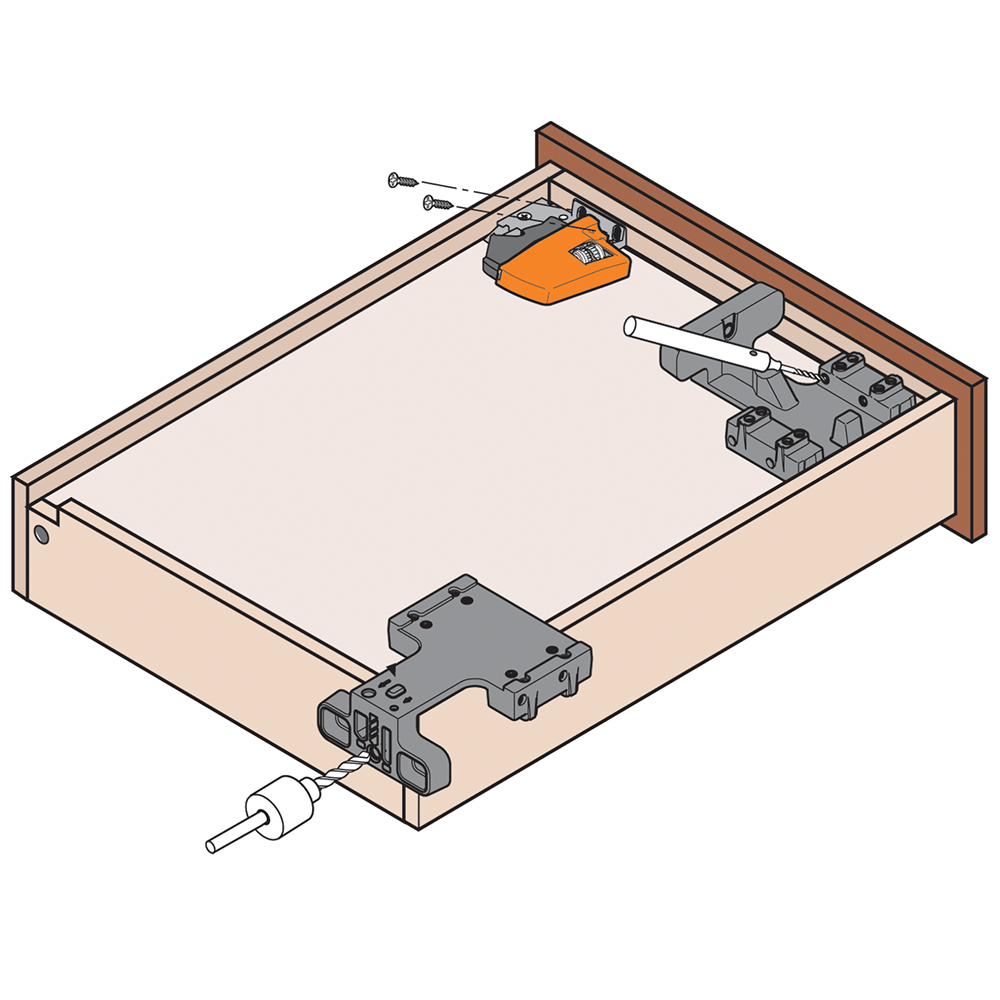 Blum Tandem Locking Device