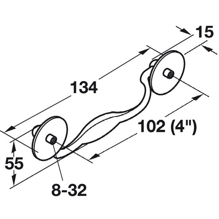 Hafele Carracci Bail Pull, Classic