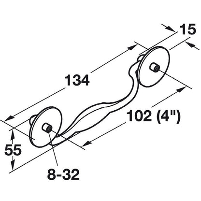 Hafele Carracci Bail Pull, Classic