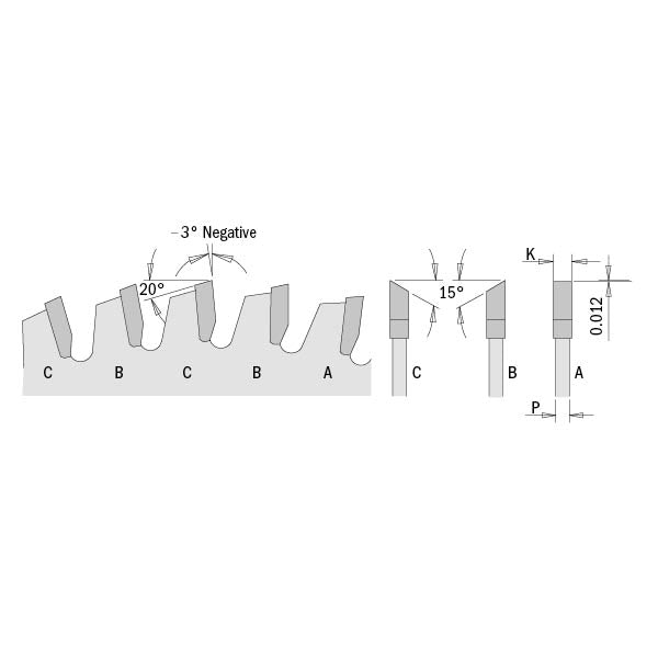 CMT Super Fine Finishing Sliding Compound Saw Blade