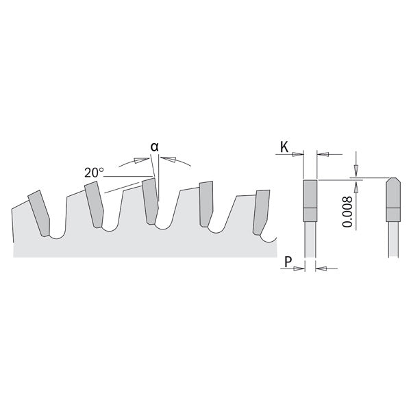 CMT Xtreme Laminated and Chipboard Circular Saw Blade 281.chrome