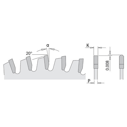 CMT Xtreme Laminated and Chipboard Circular Saw Blade 281.chrome