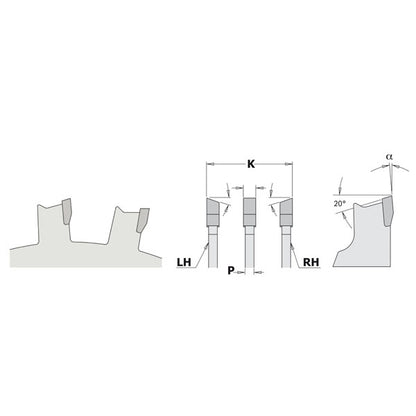 CMT Precision Dado Saw Blade Set