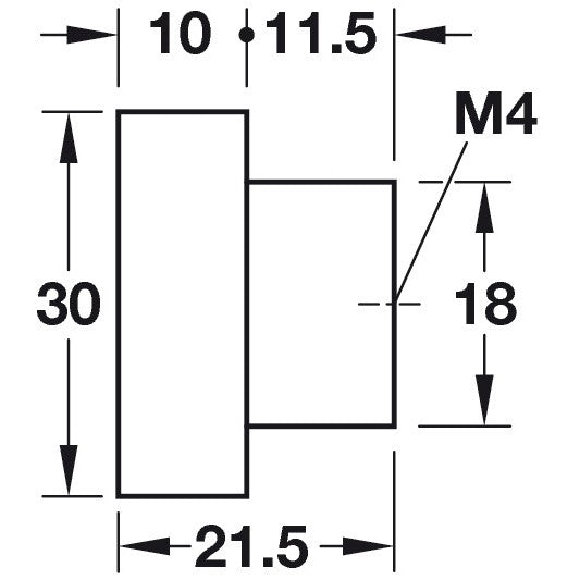 Hafele District Knob