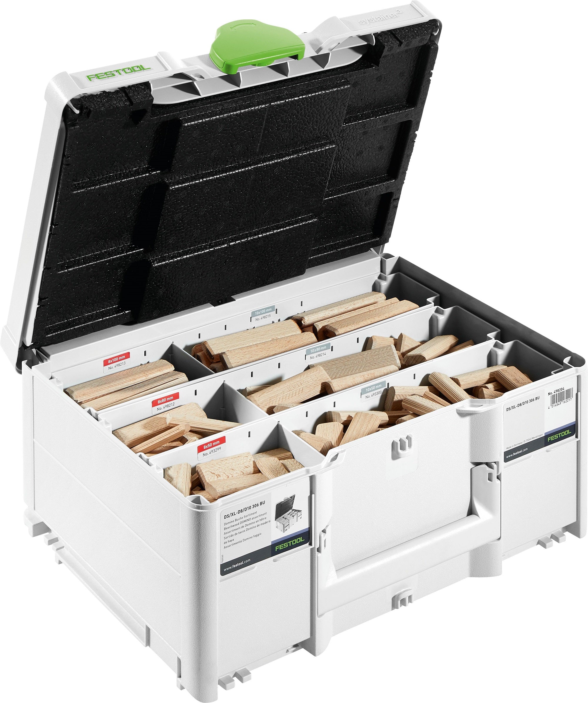 Festool 576792 Domino XL Assortment with Systainer³, 12mm / 14mm