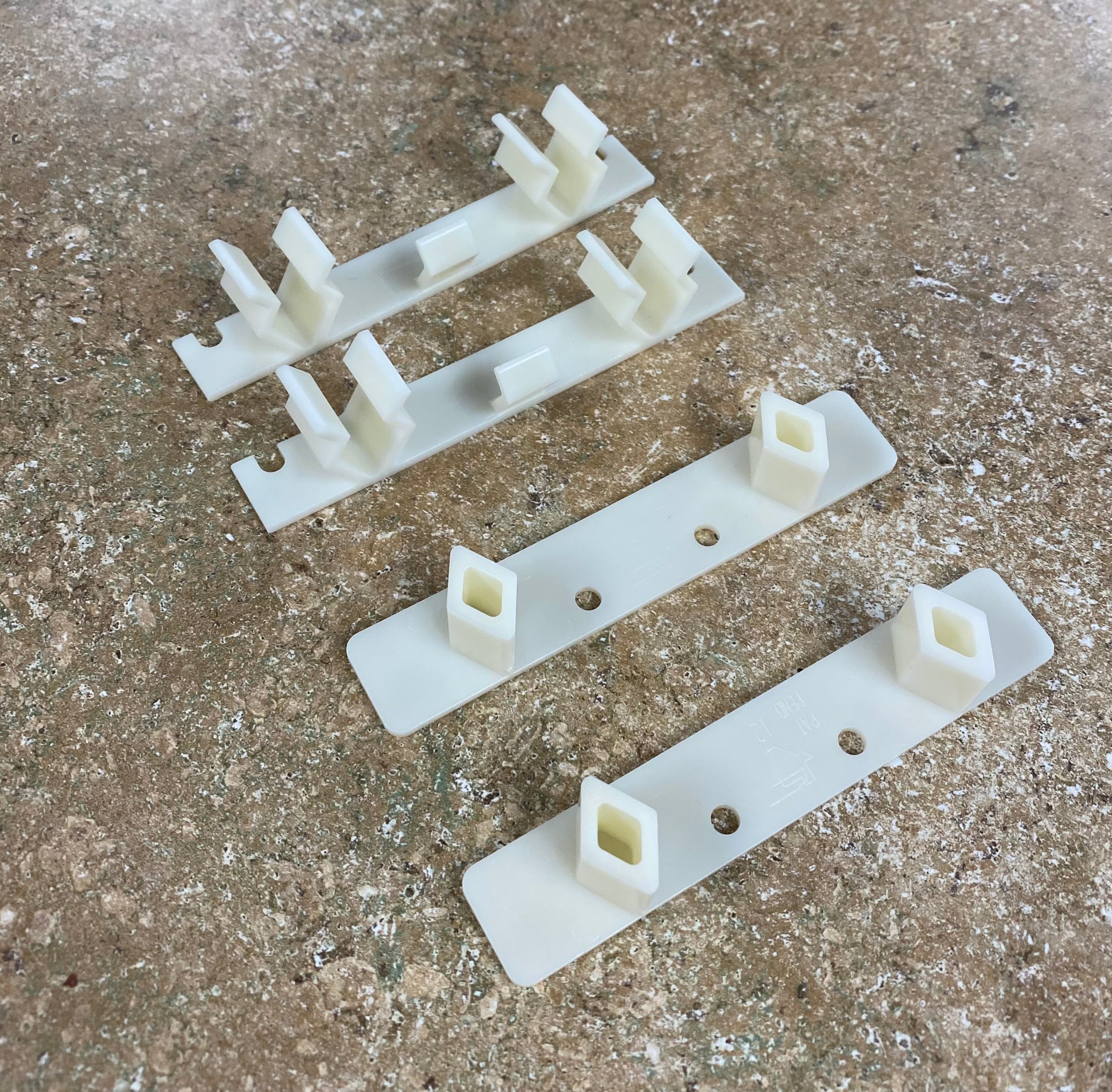 False Front Cabinet Clip Set (2 male and 2 female clips, screws includ ...