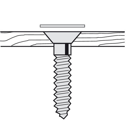 Raw Maple CapFix Round Cover Cap Round 14mm