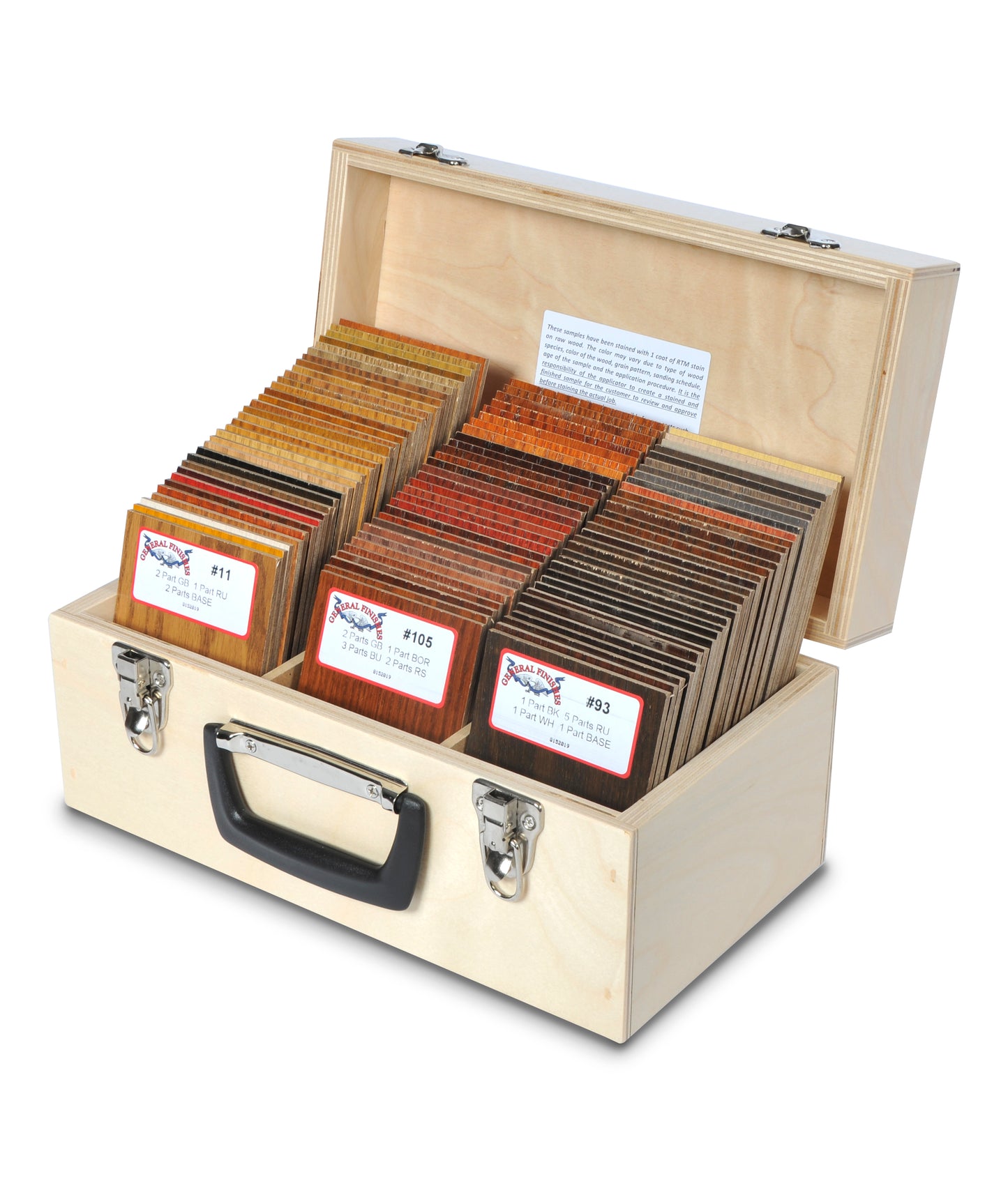 General Finishes Color Chip Box, Ready To Mix (RTM) Mixing Supplies