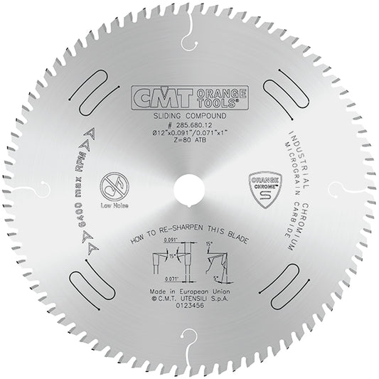 CMT Fine Finishing Sliding Compound Saw Blade