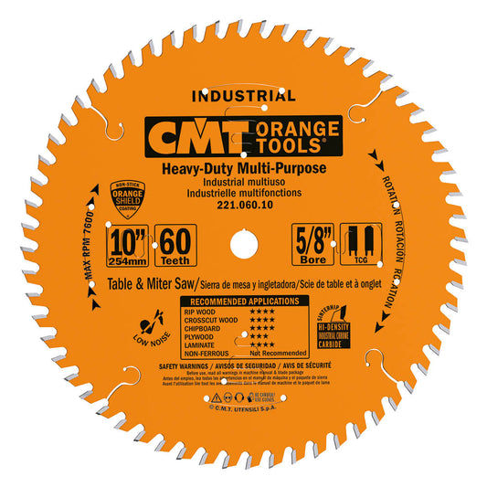 CMT Heavy-Duty Multi-Purpose Circular Saw Blade
