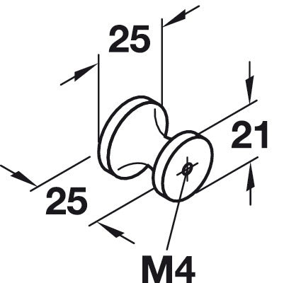 Hafele Klumb Knob