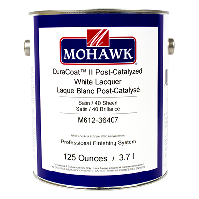 Mohawk Duracoat II Post Catalyzed White Lacquer Top Coat (CATALYST SOLD SEPARATELY)