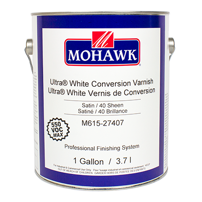 Mohawk Ultra White Conversion Varnish Top Coat 275 VOC Post-Catalyzed (CATALYST SOLD SEPARATELY)
